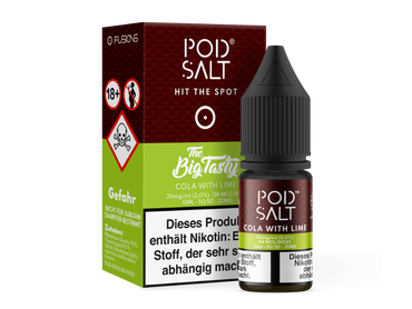 Pod Salt FUSION - Cola with Lime - Nikotinsalz Liquid 20 mg/ml