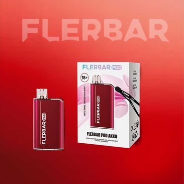 Flerbar Pod Kit - Farbe Rot - 500 mAh Akku 