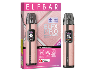 ELFBAR ELFX Pro - Pod Kit - 1200 mAh - Farbe: Pink