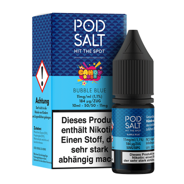 Pod Salt Fusion - Candy Rush - Bubble Blue - Nikotinsalz Liquid