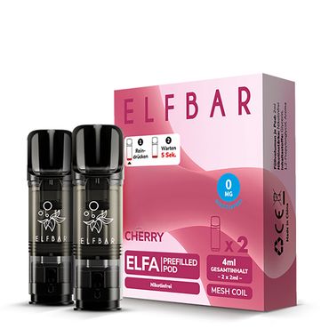 ELFBAR ELFA Cherry 0mg Nikotin 2er Pack