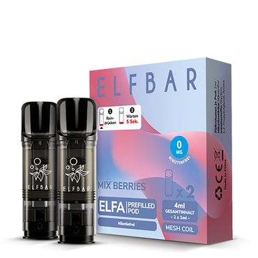 ELFBAR ELFA Mix Berries 0mg Nikotin 2er Pack
