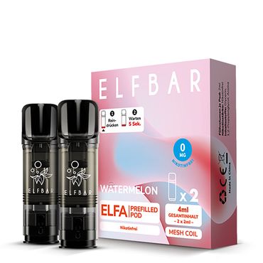 ELFBAR ELFA Watermelon 0mg Nikotin 2er Pack