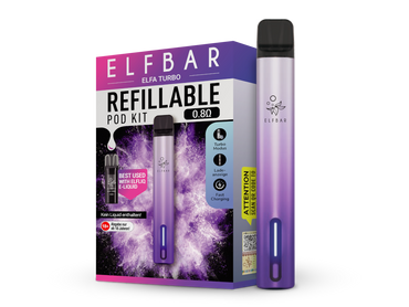 ELFBAR ELFA Turbo Pod Kit 550 mAh Akku - Aurora Purple
