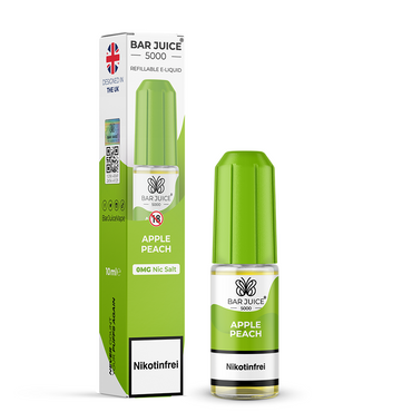 Bar Juice 5000 Nikotinsalz Liquid 10 ml Apple Peach