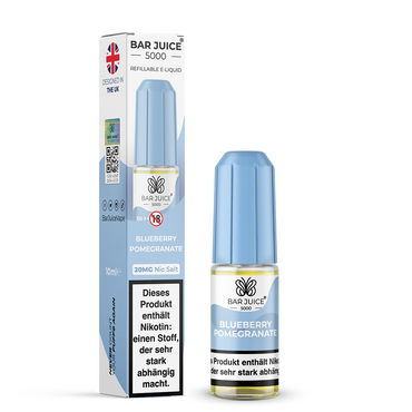 Bar Juice 5000 Nikotinsalz Liquid 10 ml Blueberry Pomegranate