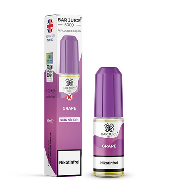 Bar Juice 5000 Nikotinsalz Liquid 10 ml Grape
