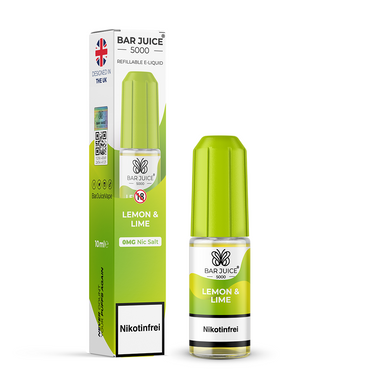Bar Juice 5000 Nikotinsalz Liquid 10 ml Lemon and Lime