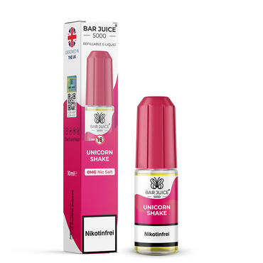 Bar Juice 5000 Nikotinsalz Liquid 10 ml Unicorn Shake