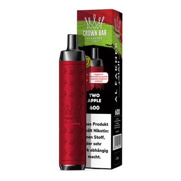 Al Fakher Crown Bar 600 Two Apple