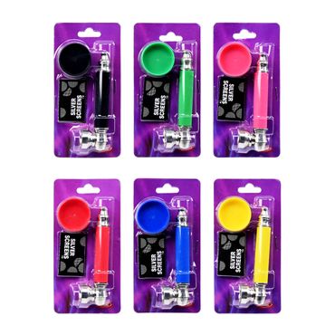 Atomic Tabakpfeife + Grinder NEON