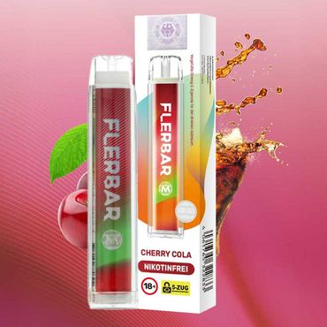 Flerbar M – Cherry Cola 0mg Nikotin