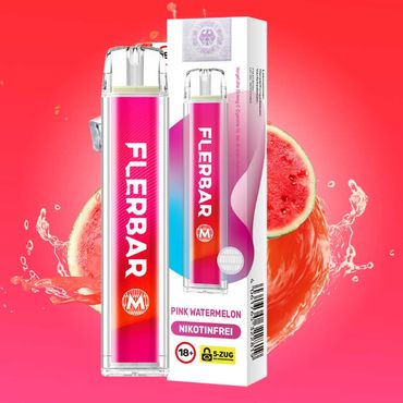 Flerbar M – Pink Watermelon 0mg Nikotin