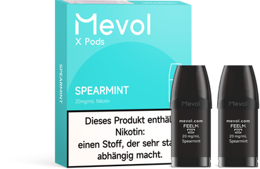 Mevol X Pro - Spearmint - 20mg Nikotingehalt