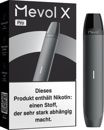 Mevol X Pro - 380 mAh - Akkuträger - Farbe: Graphite