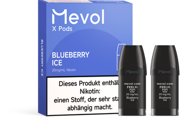 Mevol X Pro - Blueberry Ice - 20mg Nikotingehalt