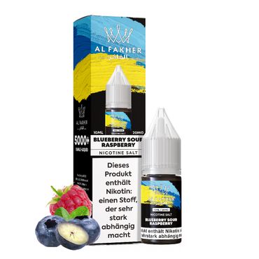 Al Fakher Liquid - BLUEBERRY SOUR RASPBERRY