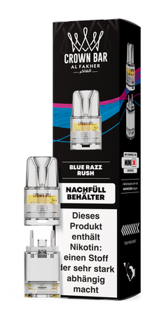 Al Fakher Mini 3K Pod - Blue Razz Rush - 20mg Nikotingehalt