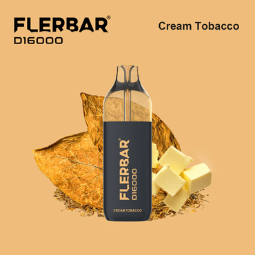 Flerbar D16000 Cream Tobacco 2ml + 10ml