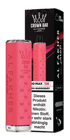Al Fakher Pro Max 12k Akkuträger - Farbe: Pink - 900 mAh 