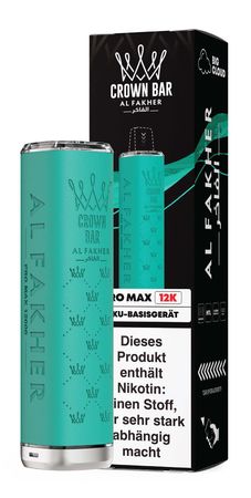 Al Fakher Pro Max 12k Akkuträger - Farbe: Teal - 900 mAh 