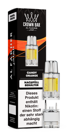 Al Fakher 12K PRO MAX Pod - Candy Orange - 20mg Nikotingehalt