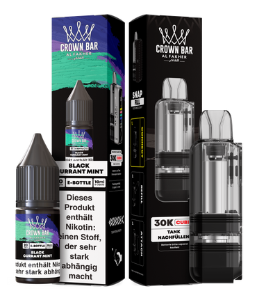 Al Fakher Cubic 30K Pod Blackcurrant Mint