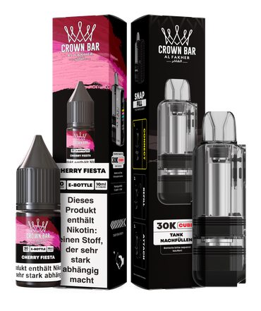 Al Fakher Cubic 30K Pod Cherry Fiesta 