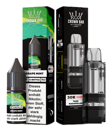 Al Fakher Cubic 30K Pod Grape Mint