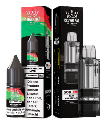 Al Fakher Cubic 30K Pod Watermelon Lime