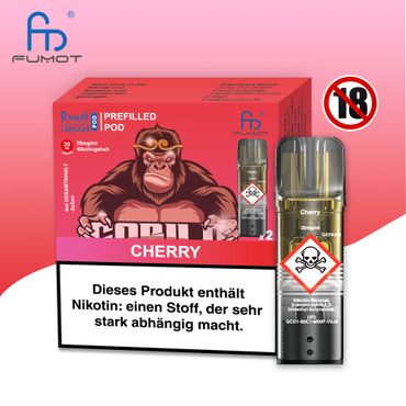RandM Tornado Cherry 20mg Nikotin 2er Pack