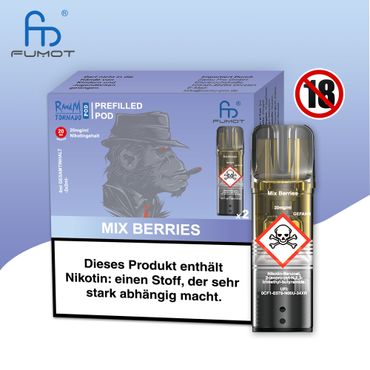 RandM Tornado Mix Berries 20mg Nikotin 2er Pack