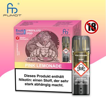 RandM Tornado Pink Lemonade 20mg Nikotin 2er Pack