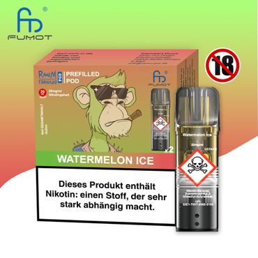 RandM Tornado Watermelon Ice 20mg Nikotin 2er Pack