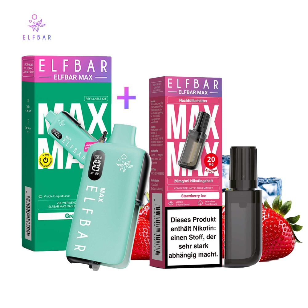 elfbar elfa master akku ELFBAR MAX Pods kaufen | 10ml Refill ab 7,99 € | Bis zu 6000 Züge