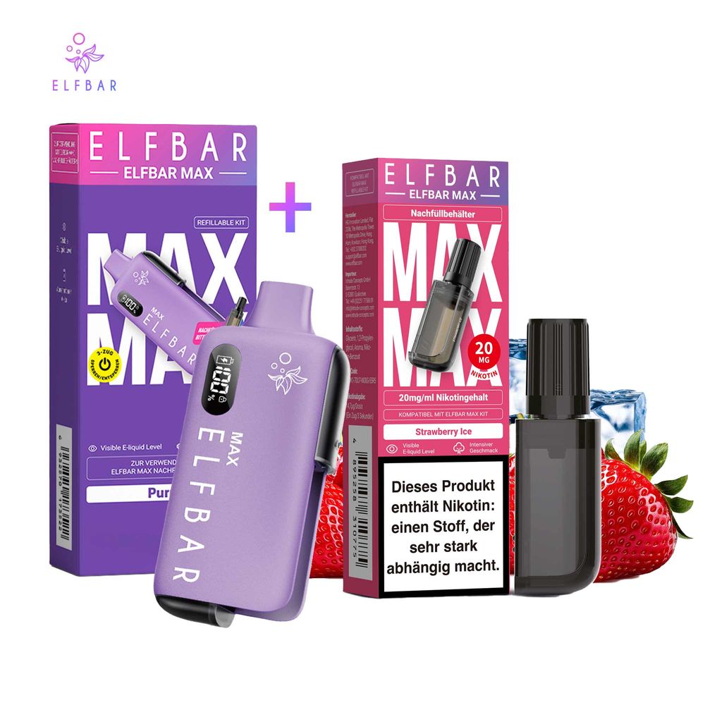 elfbar max refill pods ELFBAR MAX | 10ml Refill-System | ab 6,99€ | elfbarpods.de main image 1