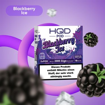 HQD Cirak 2 - Blackberry Ice - 2 x 2 ml Prefilled Pods (18 mg/ml Nikotingehalt)