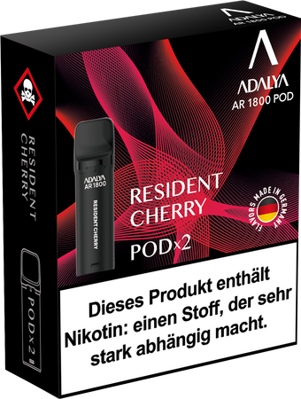 Adalya AR1800 Pod - Resident Cherry - 20mg Nikotin