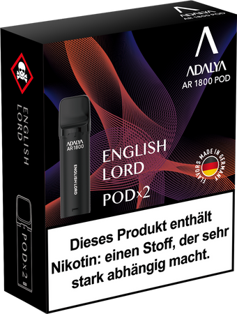 Adalya AR1800 Pod - English Lord - 20mg Nikotin
