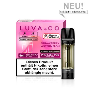 Luva & Co Pods - Strawberry Watermelon 20mg Nikotin 2er Pack