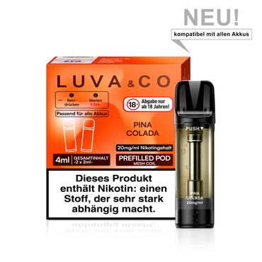Luva & Co Pods - Pina Colada 20mg Nikotin 2er Pack