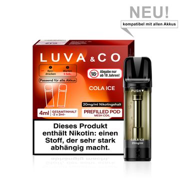 Luva & Co Pods - Cola Ice 20mg Nikotin 2er Pack