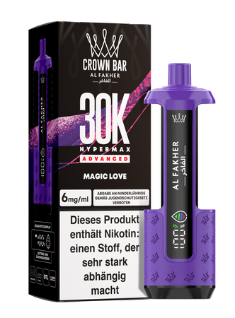 Al Fakher Hypermax Advanced 30K - Magic Love - 6mg Nikotingehalt