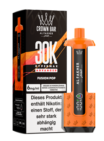 Al Fakher Hypermax Advanced 30K - Fusion Pop - 6mg Nikotingehalt