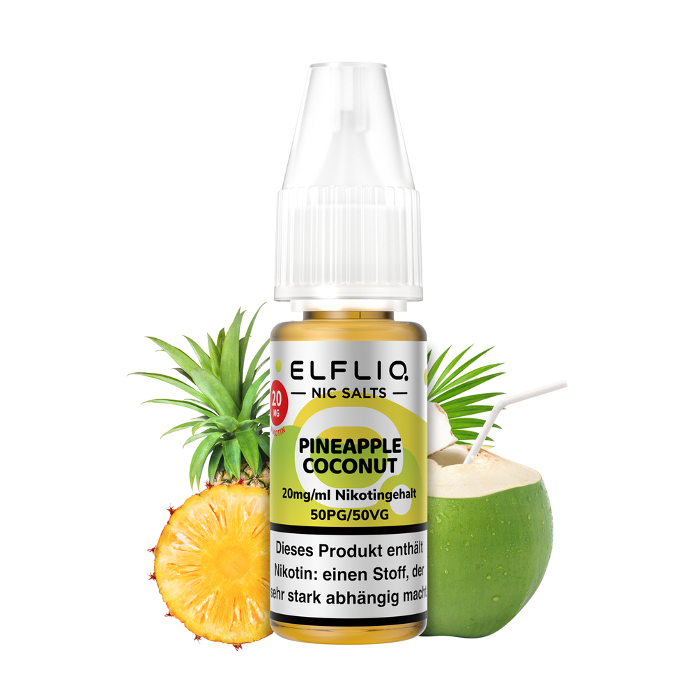 Elfliq Liquid Pineapple Coconut - by Elf Bar | Elfbargermany
