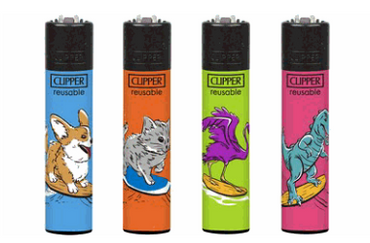 Clipper Reibrad Surfer Animals nachfüllbar