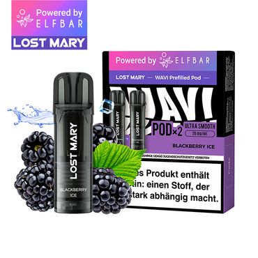 Elfbar Lost Mary WAVI Blackberry Ice 20mg Nikotin 2er Pack