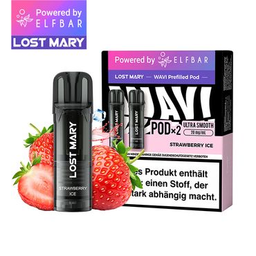 Elfbar Lost Mary WAVI Strawberry Ice 20mg Nikotin 2er Pack