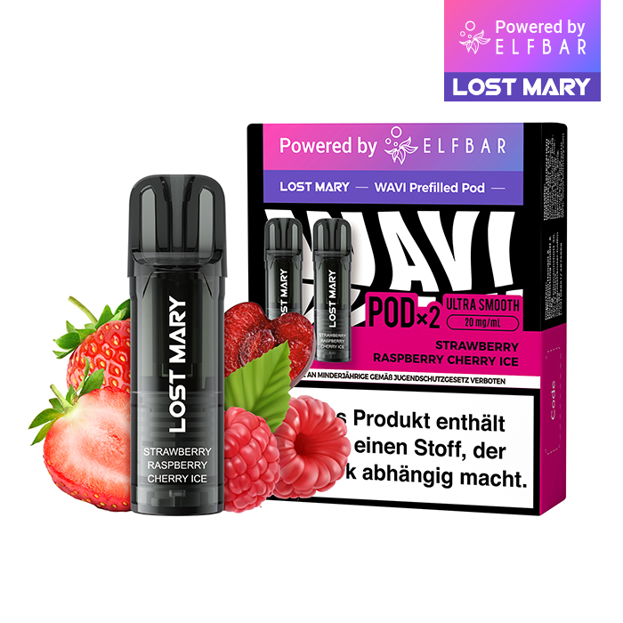 lost mary cherry ice pod Cherry Ice Lost Mary BM600 Prefilled Pods