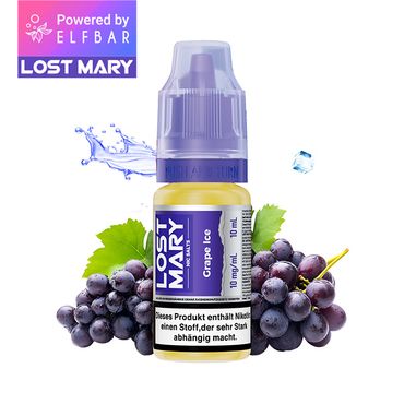 Elfbar Lost Mary Liquid (NicSalt) Grape Ice 10ml